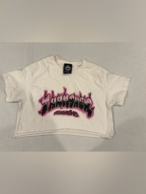 Thrasher Cropped Tee